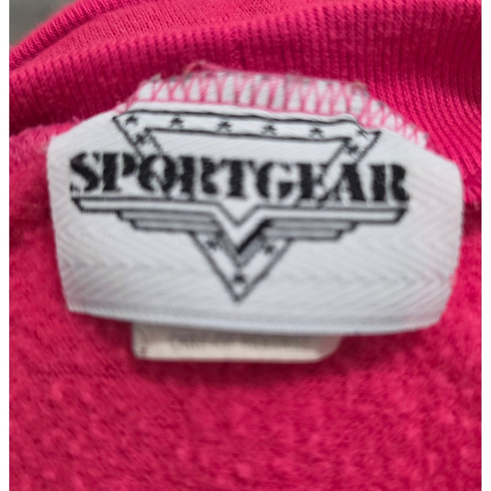 Vintage 80s All Over Print Scottie Dog Sweatshirt - Made in USA Large Hot Pink - Picture 5 of 7
